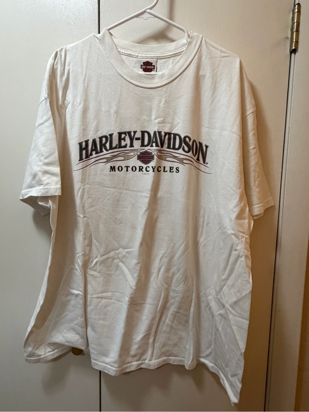 Harley-Davidson White Short-Sleeve Logo Tee
